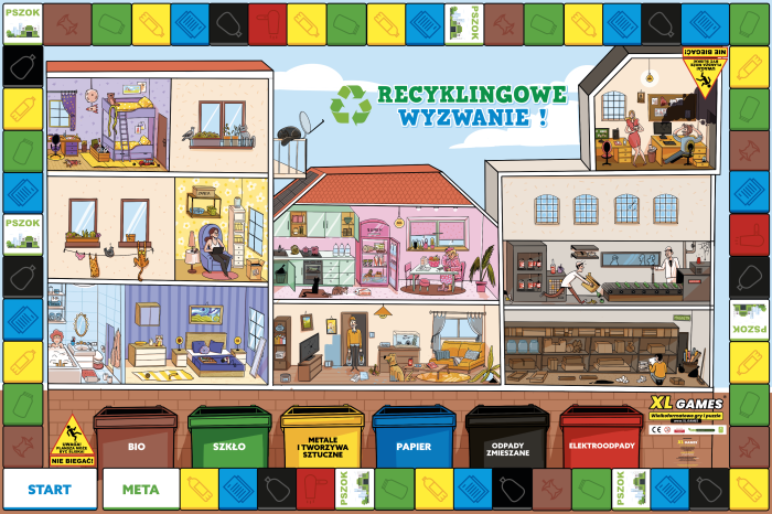 Gra XL - Recyklingowe Wyzwanie (Segregacja Odpadów)