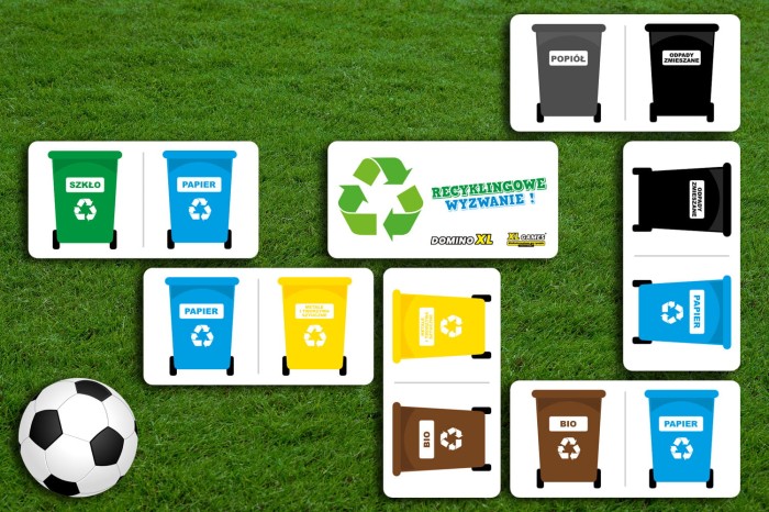 Domino XL - Recyklingowe Wyzwanie (Segregacja Odpadów)