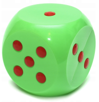 duza-kostka-plastikowa-do-gry-10cm-zielona